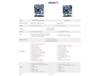 GIGAIPC mITX-Q670A, mITX-H610A & mITX-Q67EB Product Overview