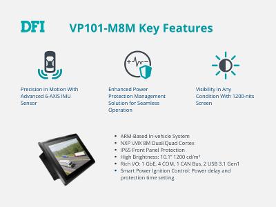 DFI VP101-M8M Key Features