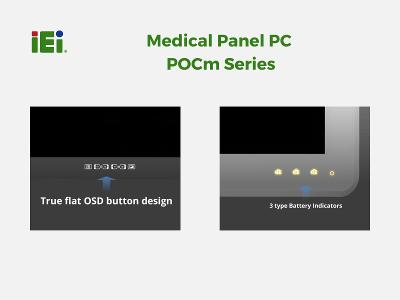 IEI Panel PC POCm Series Button Design