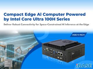 Compact Edge AI Computer Powered by Intel Core Ultra 100H Series