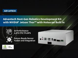 Advantech Announces Next-Gen Robotics Development Kit with NVIDIA Jetson Thor with Holoscan Built In