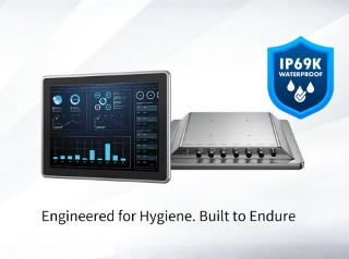 Darveen IP69K SPC-9185 and SPC-9210 Stainless Steel Panel PCs Fulfill Demands of Food and Pharma Industries