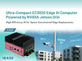 Ultra-Compact EC3020 Edge AI Computer Powered by NVIDIA Jetson Orin