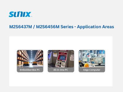 M2S6437M & M2S6456M Series - Application Areas M2S6437M & M2S6456M Series - Application Areas